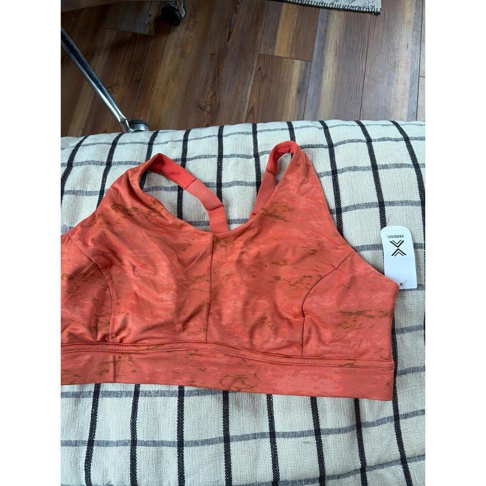NWT Xersion Train Bra Orange size 3X. $37 retail